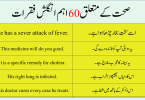 Sentences About Health In English And Urdu/Hindi