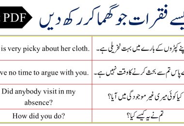 Similar Sentences In Urdu And Hindi PDF Download
