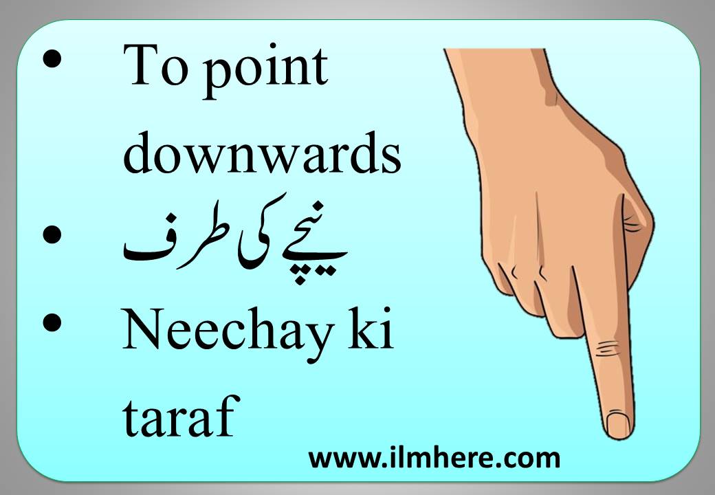 Hand Gestures and Signs Meanings in Urdu 
