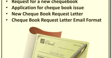 How to Write a Cheque Book Request Letter in English [9+ Samples]