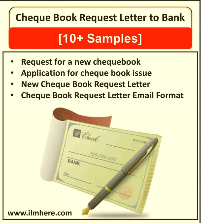 How to Write a Cheque Book Request Letter in English [9+ Samples]