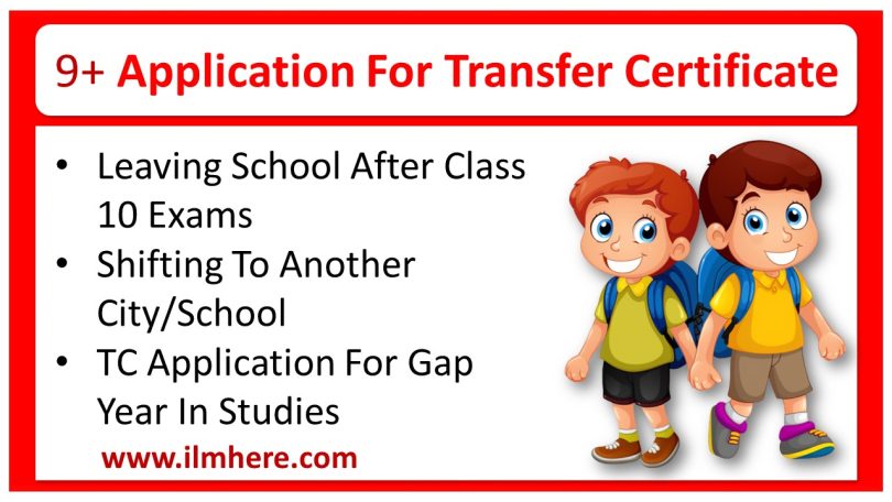 How to Write a Transfer Certificate Application (2023)