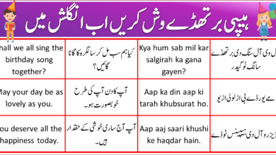 79+ English To Urdu Sentences For Birthday Wishes